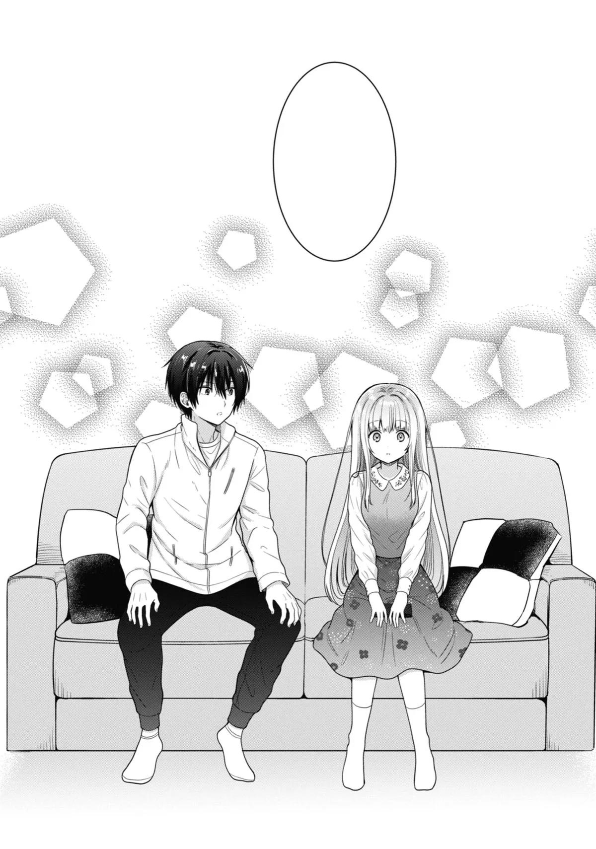 Manga panel from The Angel Next Door Spoils Me Rotten