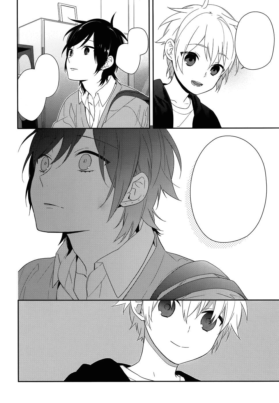 Manga panel from Horimiya - ホリミヤ