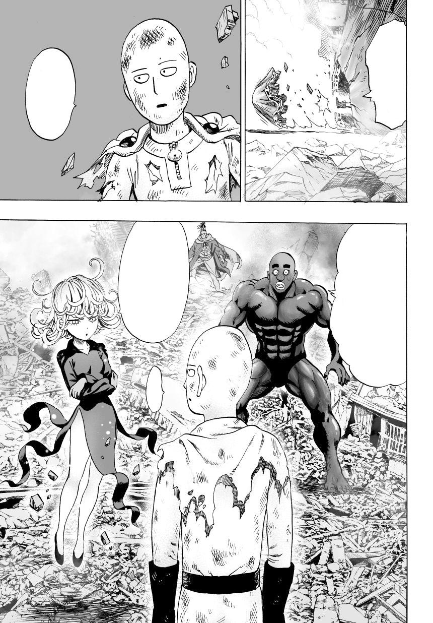 Manga panel from One-Punch Man - ワンパンマン