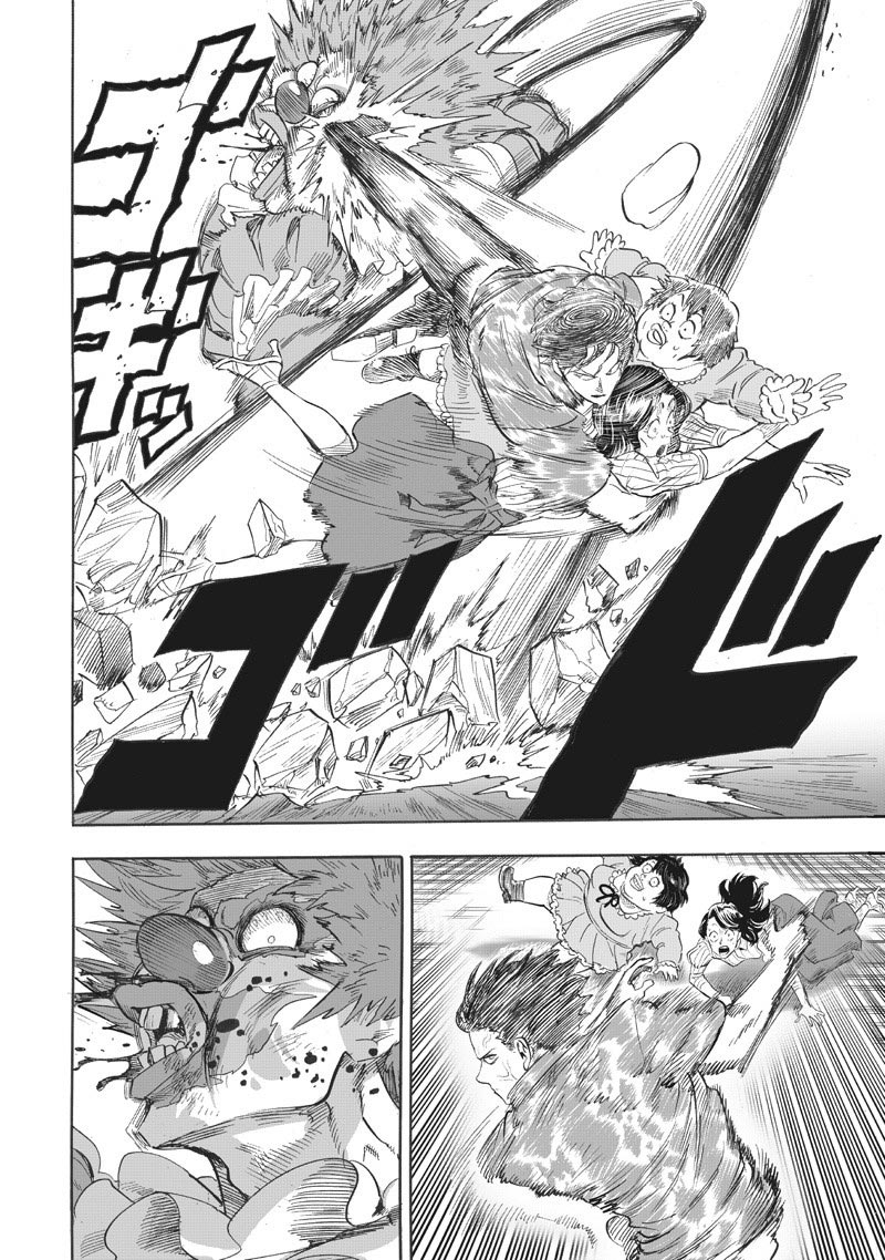 Manga panel from One-Punch Man - ワンパンマン