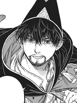 Olruggio, a character from Witch Hat Atelier